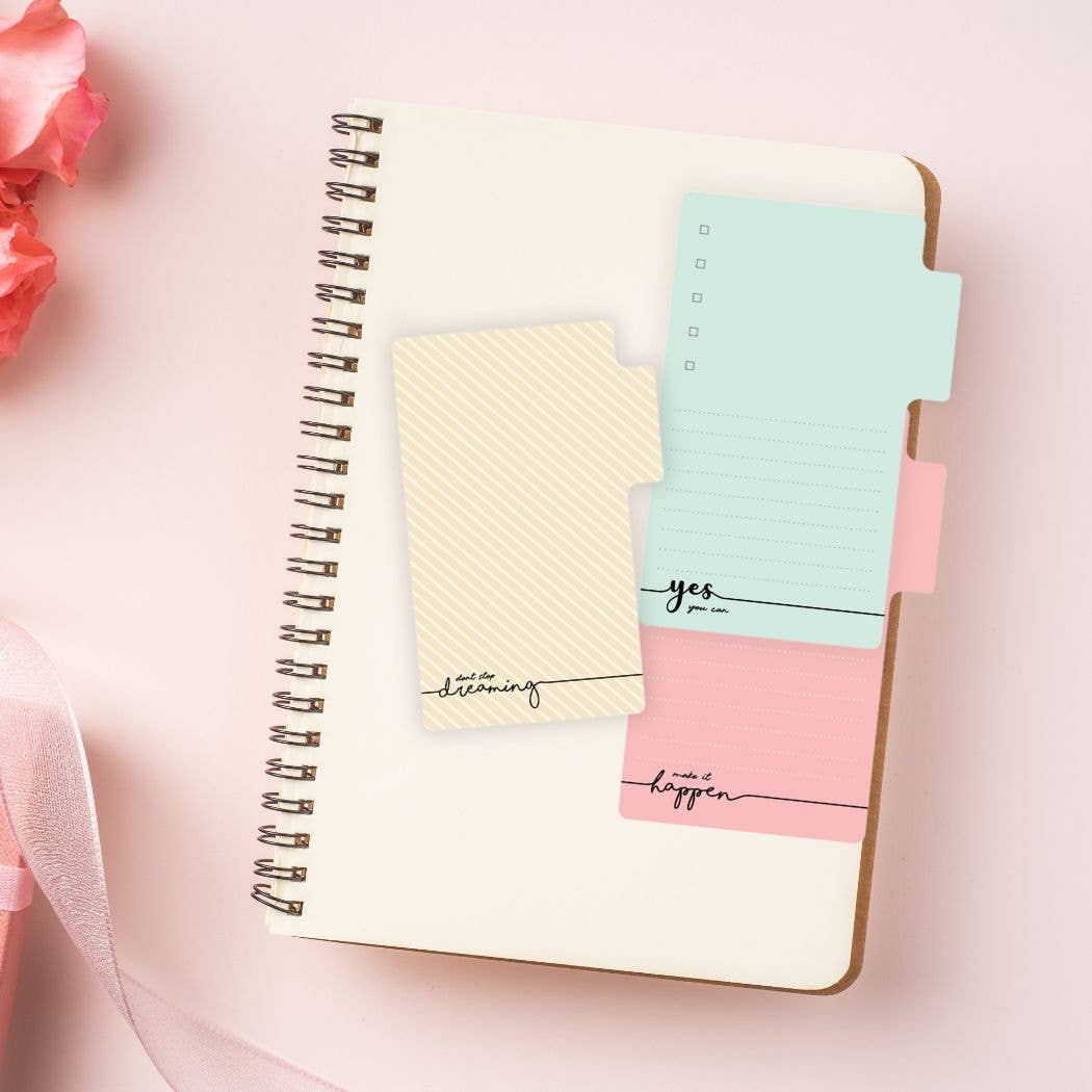 Post-it® Notes Design Series – Großhandel Haftnotizen – Positive Vibes Tab Haftnotizen - Set mit 3 Haftnotizen1