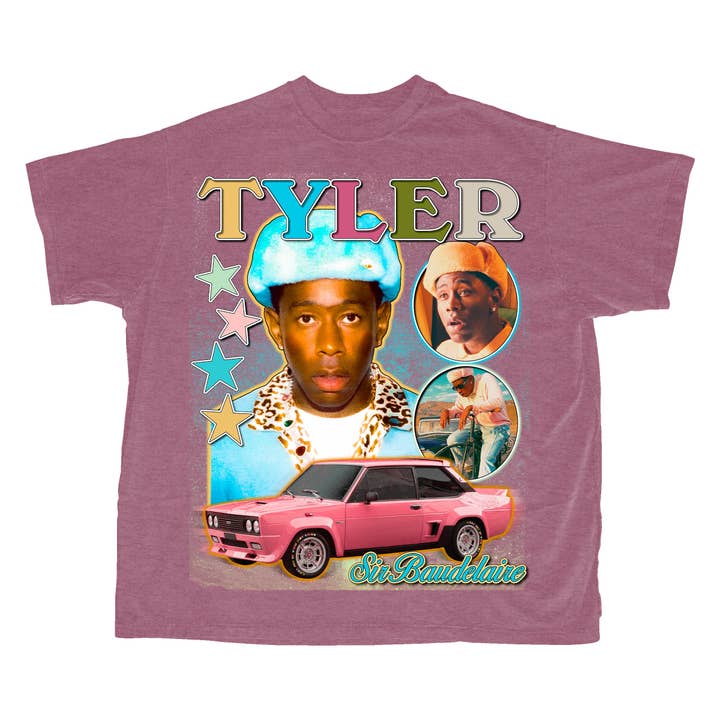 Retro Finest – Engroshandel Grafisk t-shirt - Unisex – Tyler Skaberen T-shirt