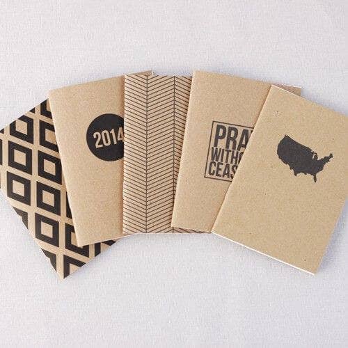 Brown Aspiration - Wholesale Notebook - Set of 3 - A5 Lined Notebook/Travel Journal - 5.5in x 8.25in2