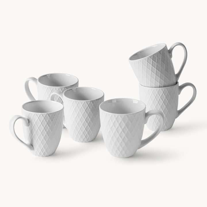 MIAMIO - Vente Tasse à café - Ensemble de 6 tasses à café Palmanova Collection (6 x 400 ml)4