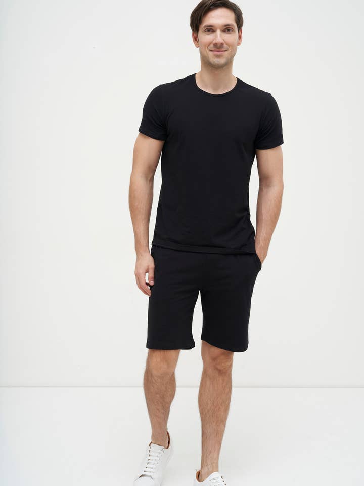 Men's Organic Cotton Shorts for wholesale by linenease