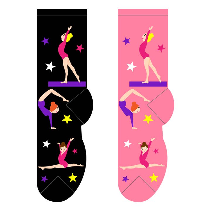 Chaussettes de gymnastique pour la vente par FOOZYS Fun Socks