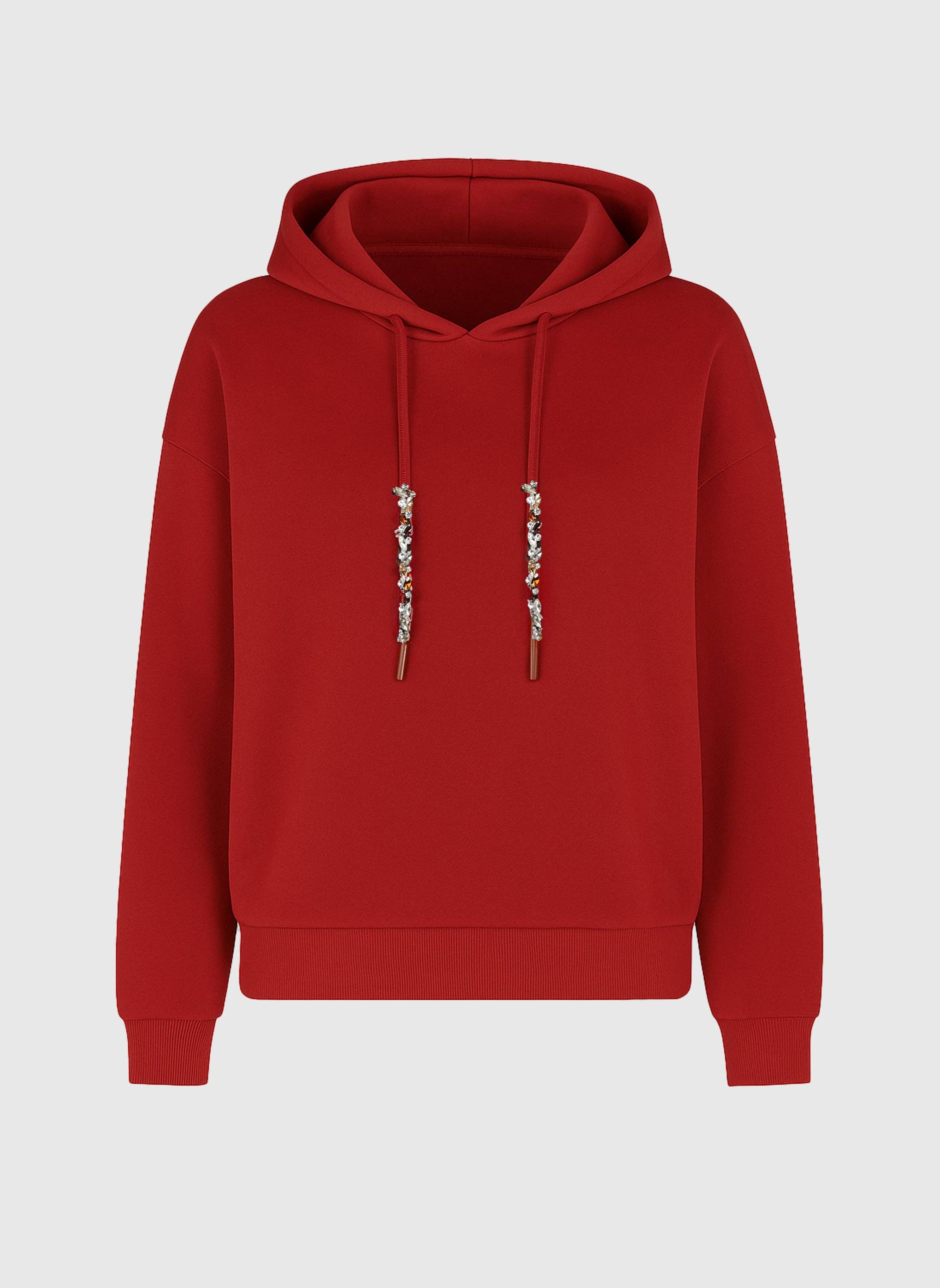 An'ge – wholesale Hoodie - Dam – SWEAT ANIKA röd