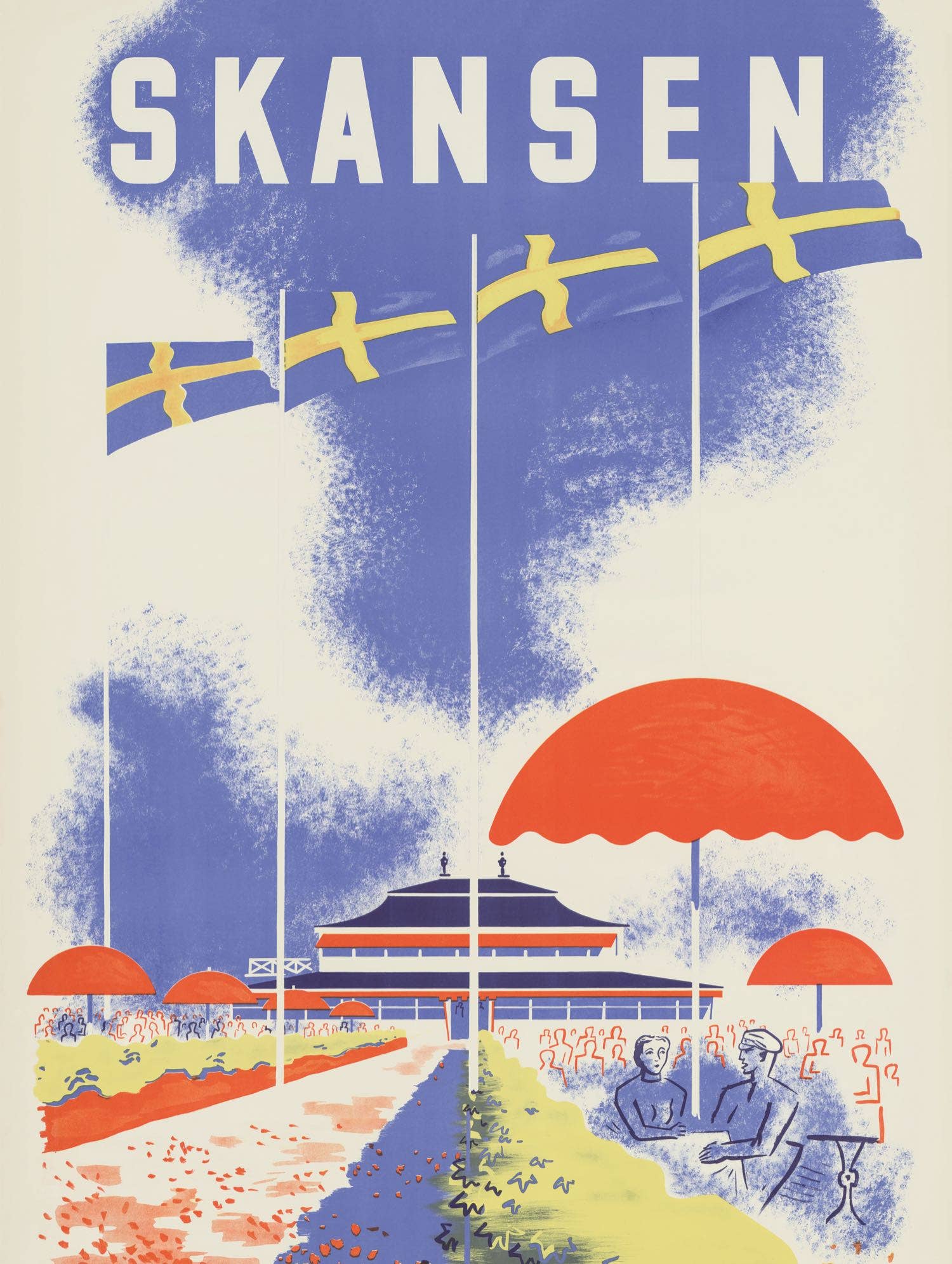 Come to Finland - Wholesale Poster - Skansen, Poster 30 x 40 cm0