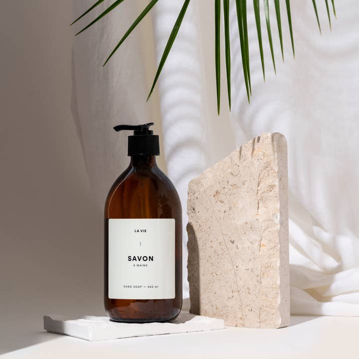 ATELIER LA VIE APOTHICAIRE - Vente Savons/lotions pour les mains - Savon pour les mains au romarin et pampl3