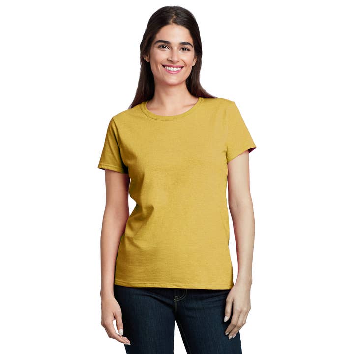 Radyan - Wholesale T-shirt – women's - Radyan Blank Shirts for Women - Half Sleeve Plain Tshirts10