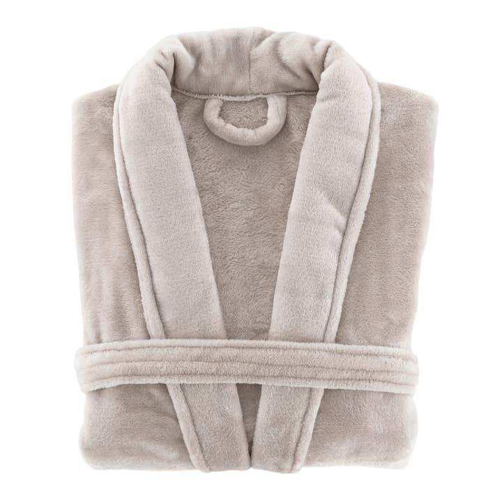 Annie Selke – wholesale Robe – Women's – Sheepy Fleece 2.0 Robe | Dove Grey1