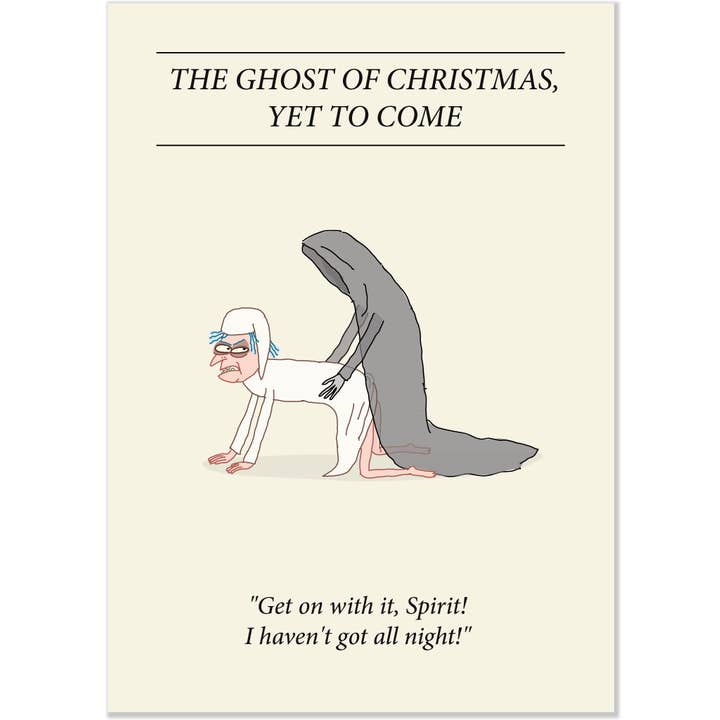 Clayboys Cards - Wholesale Christmas Card - 1260 Scrooge (Christmas)