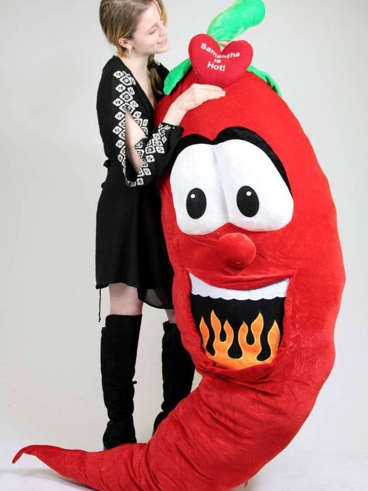 Piment fort farci géant personnalisé 6 pieds pour la vente par Big Plush