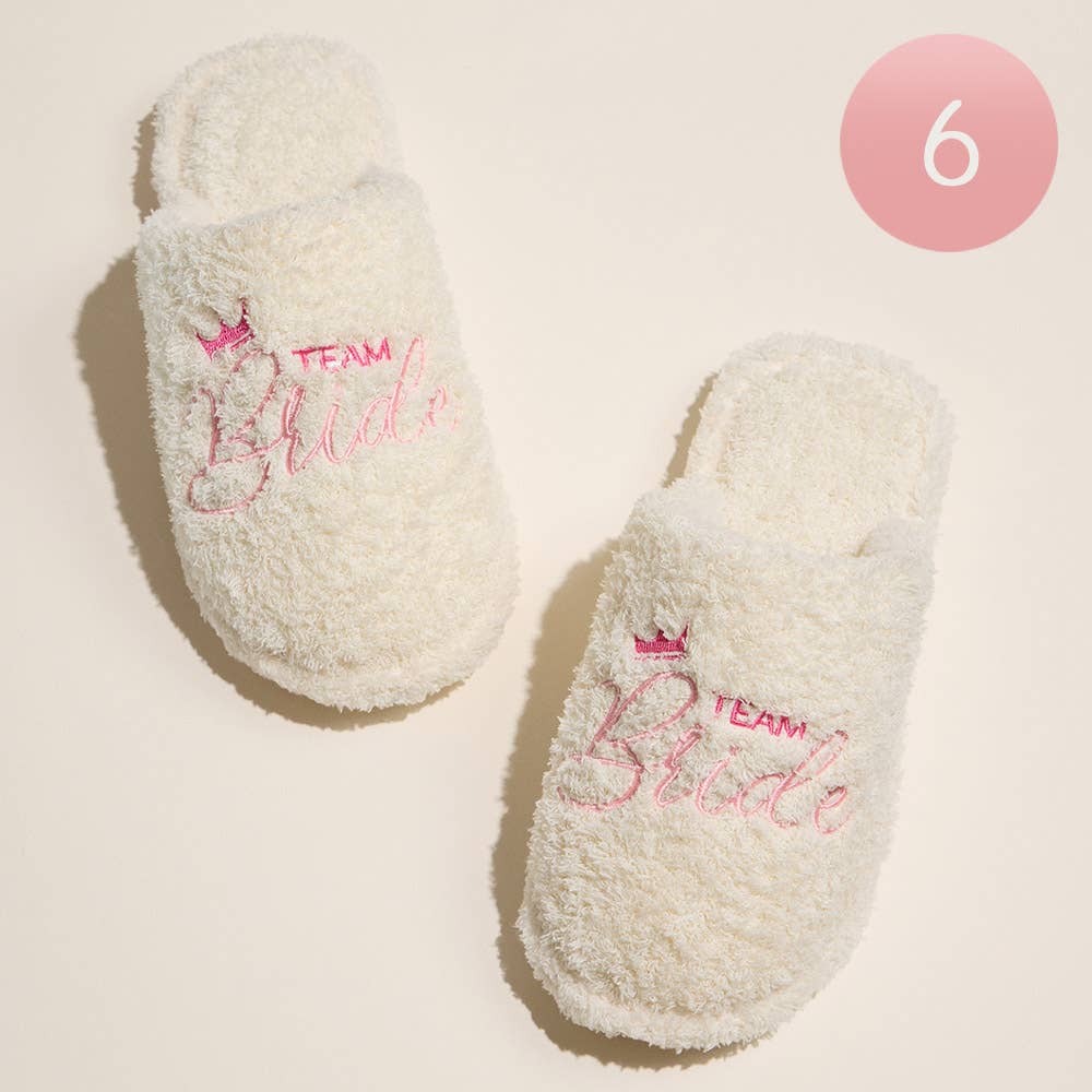 Sensibling Corp. – wholesale Slippers – Women's – 6Pairs - MOM MAGIC Heart Patch Embroidered Indoor Slippers4