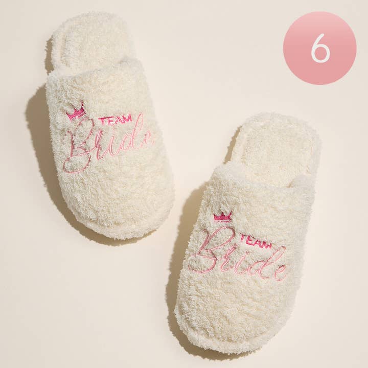 Sensibling Corp. – wholesale Slippers – Women's – 6Pairs - MOM MAGIC Heart Patch Embroidered Indoor Slippers4