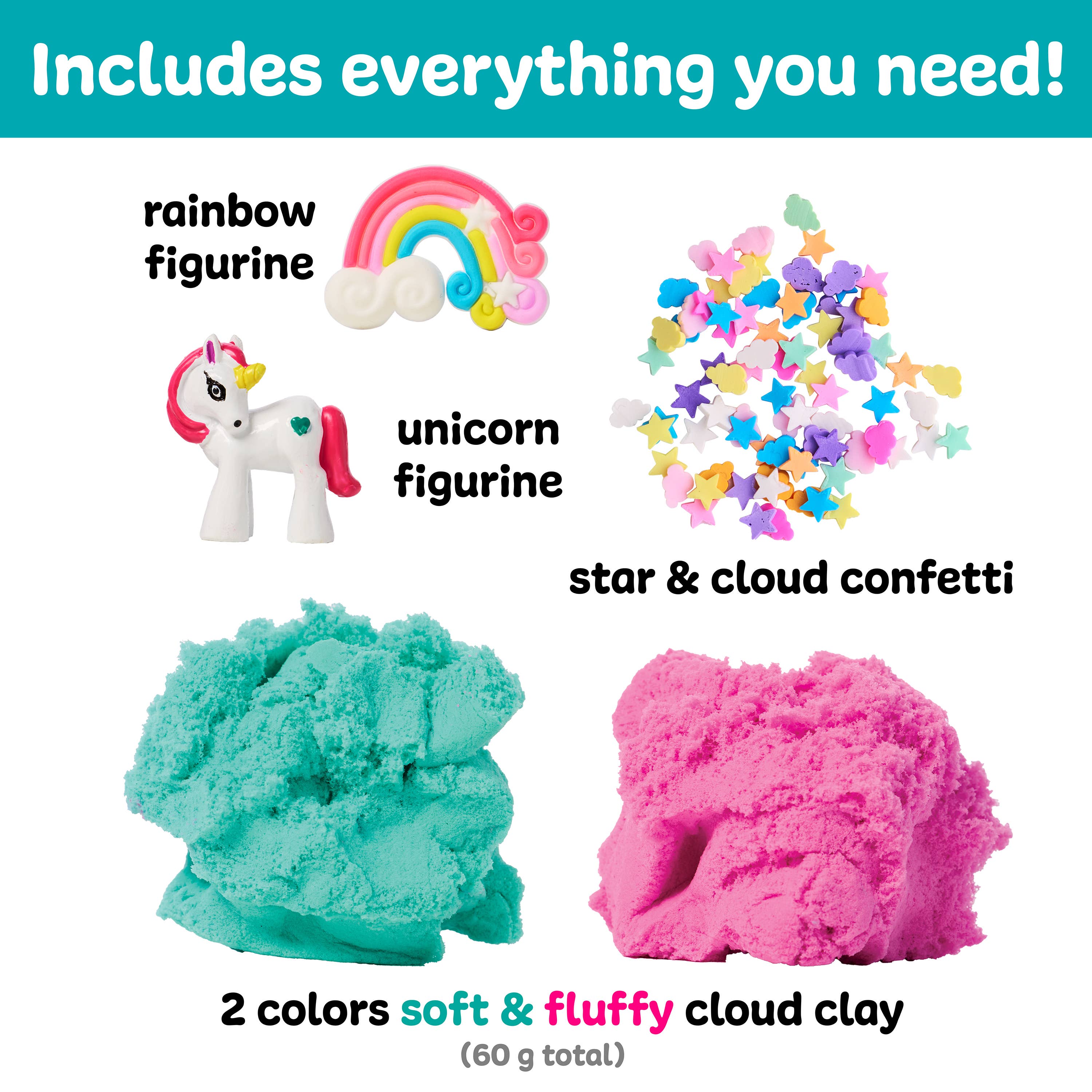 Faber-Castell / Creativity for Kids - Wholesale Putty/Slime - Kids - Sensory Mini Play Kit Jar with Cloud Clay: Unicorn Theme6