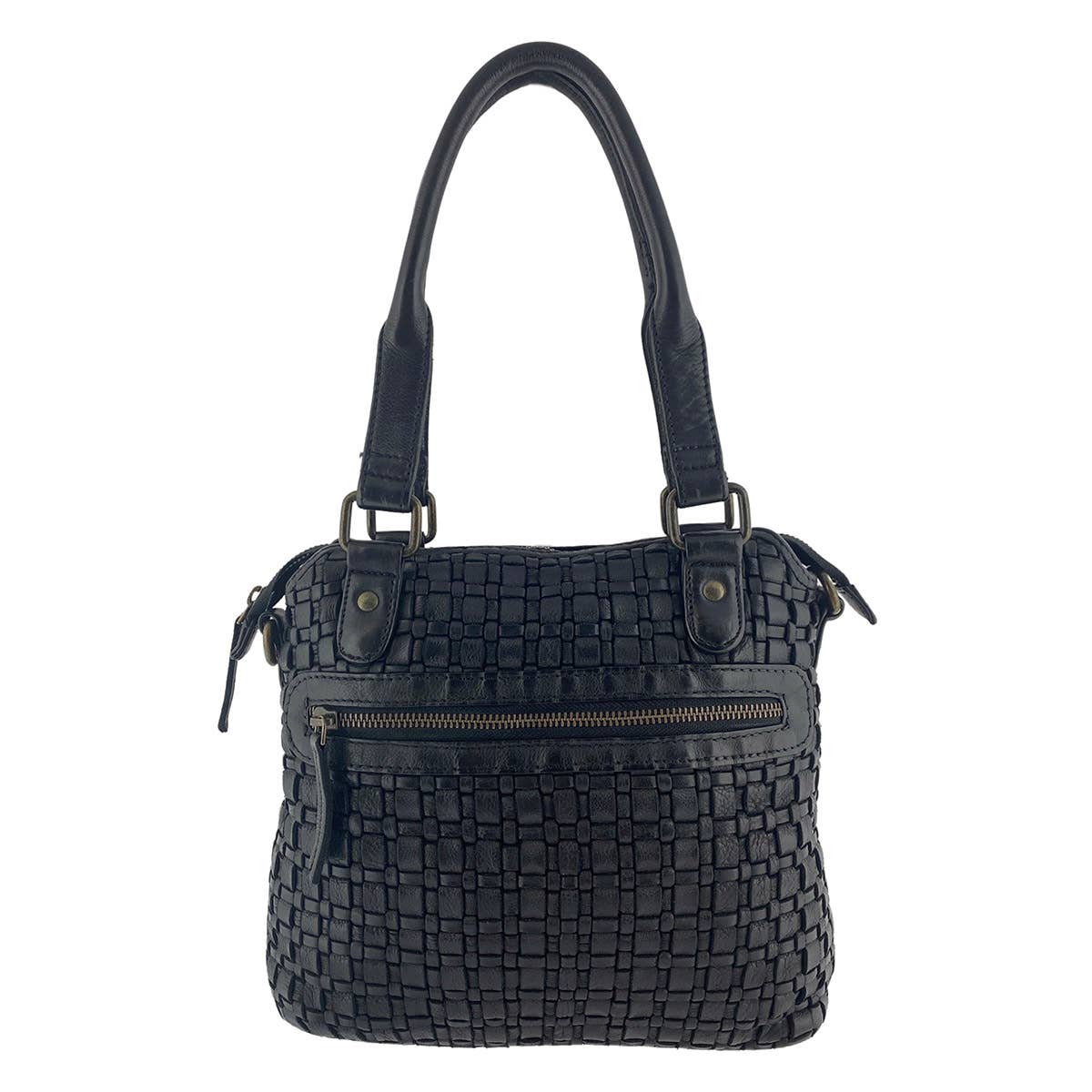 Arrigo - Wholesale Shoulder Bag - Women's - Arrigo Braided Leather Shoulder Bag or Handbag - 4 colours16