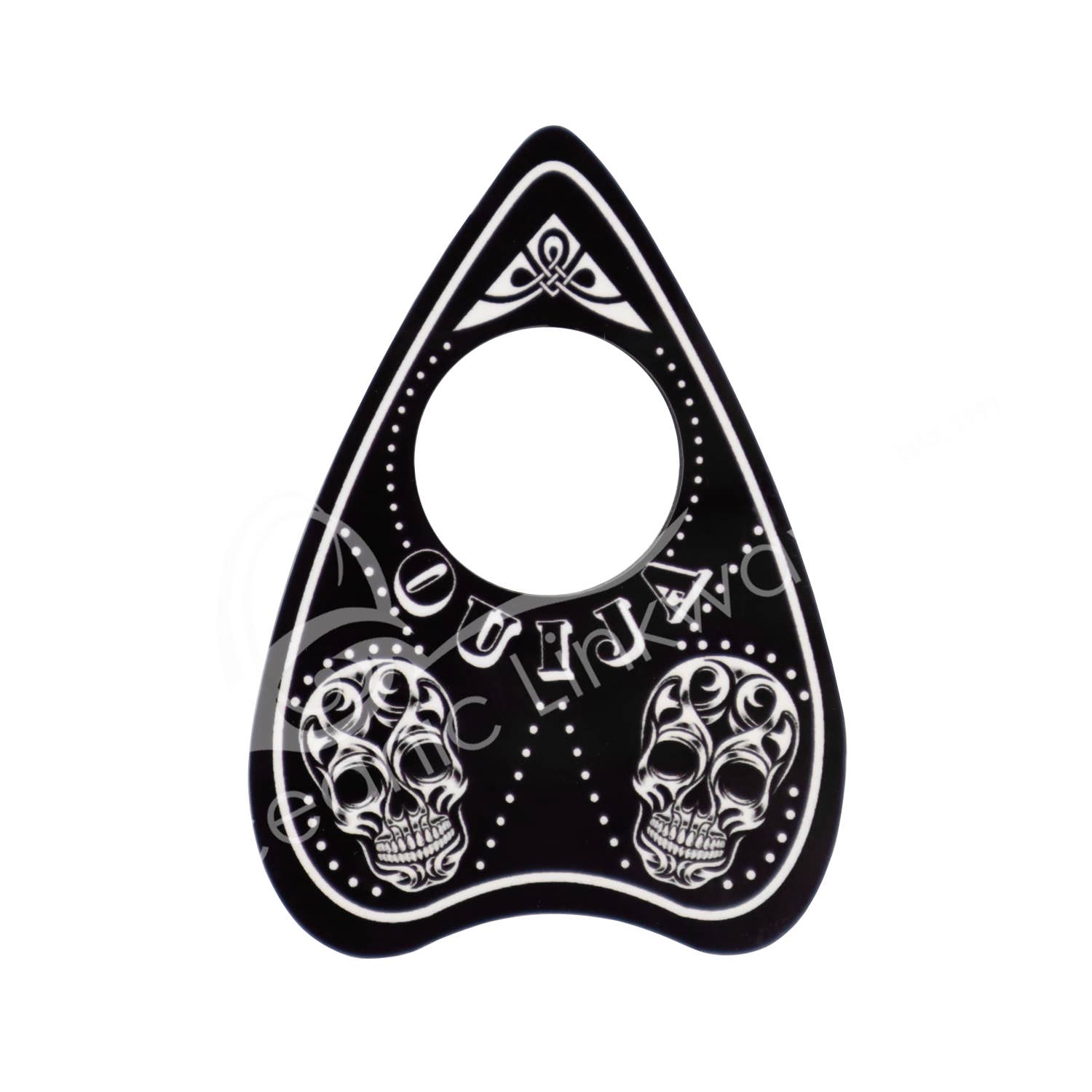 Oceanic Linkways Inc - Wholesale Spiritual Stone/Crystal - (PC)ALTAR TABLE - WOOD OUIJA BOARD WITH DRAWER 12 X 6"H2