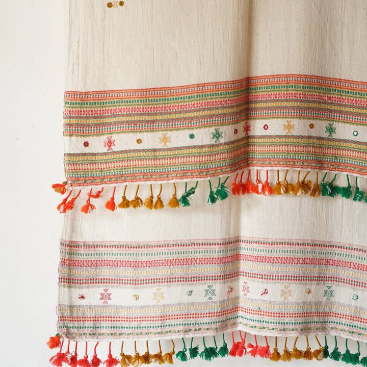 Annahmol - Wholesale Scarf - Unisex - Organic Indigenous Woven Cotton & Natural Dye Scarf43