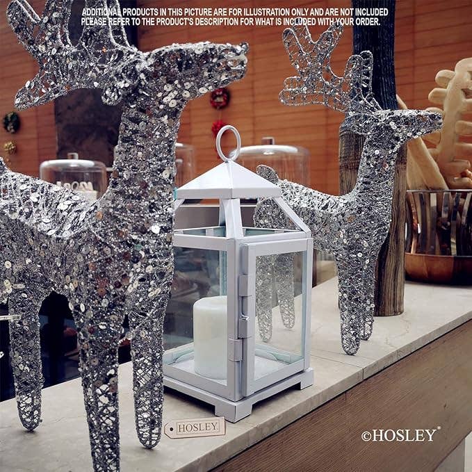 Hosley - Wholesale Lantern - 12IN WHITE LANTERN2