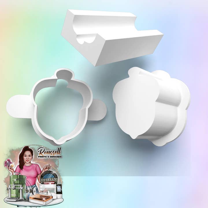 Moule à cake pop gland imprimé en 3D pour la vente par Roussell Prints and Demand LLC