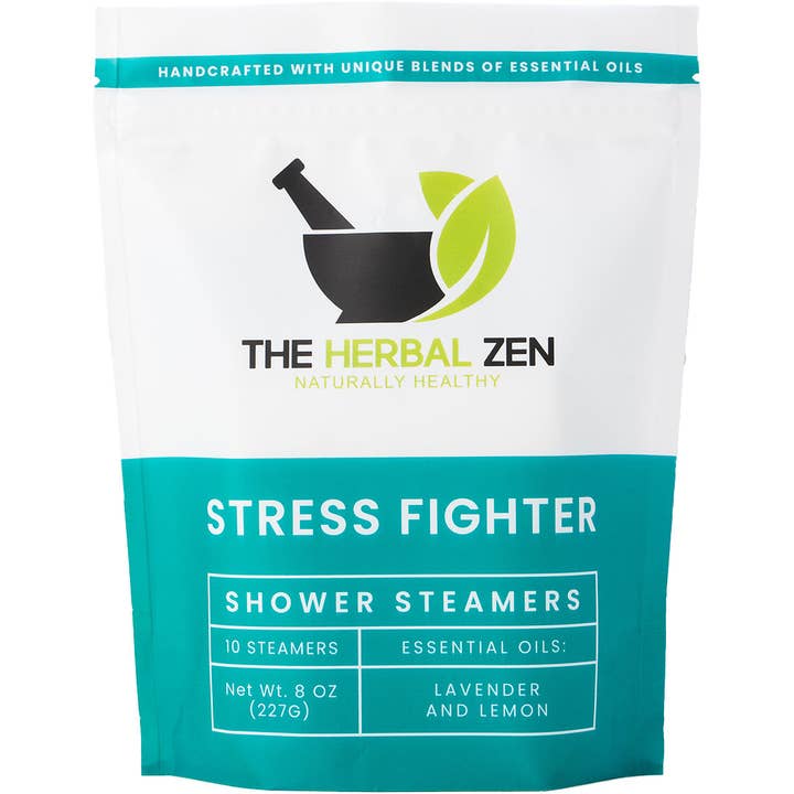 The Herbal Zen - Wholesale Shower Steamer/Bomb - Stress Fighter Shower Steamers – Calming Self-Care Essential5