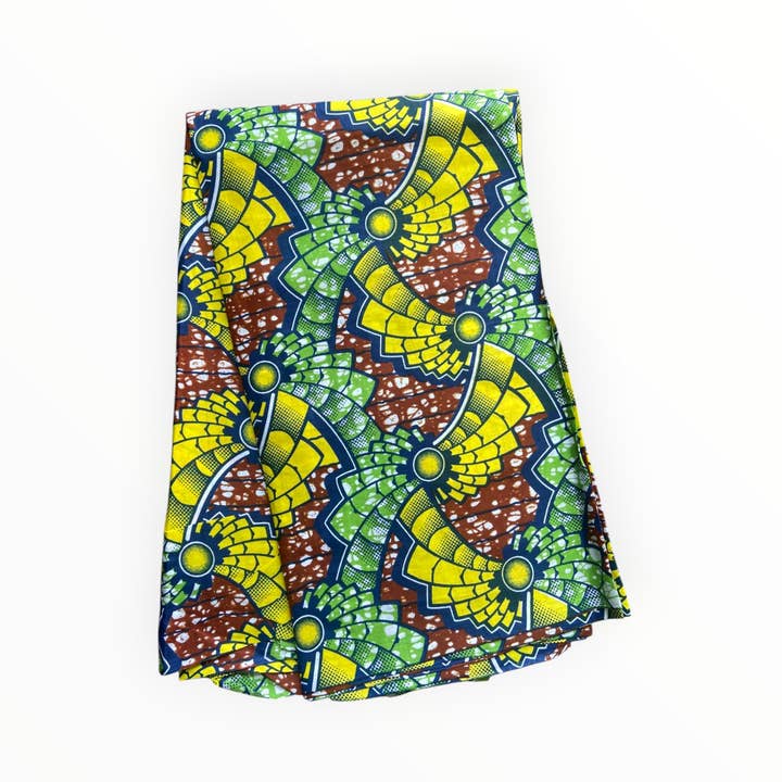 Telas de Estampado Africano - 6 Yardas - Polialgodón para venta al por mayor de City Fabrics