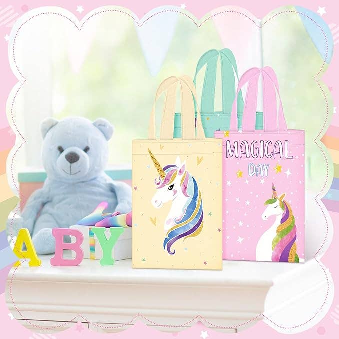 Crover - Wholesale Gift Bag - Unicorn Kids Party Favor Bags – Reusable Totes4