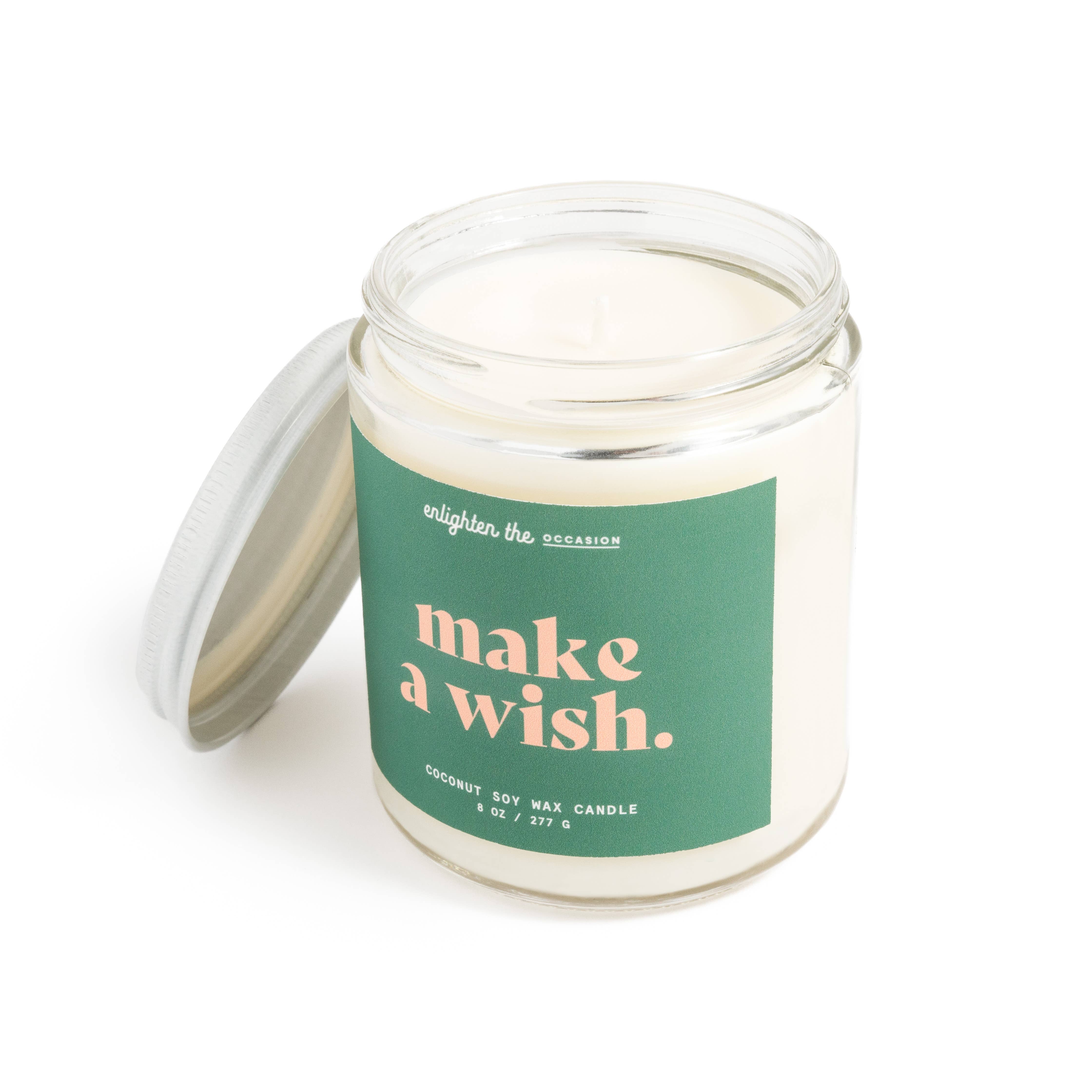 Enlighten the Occasion - Wholesale Jar/Filled Candle - Make A Wish Candle - Birthday Candle Gift1