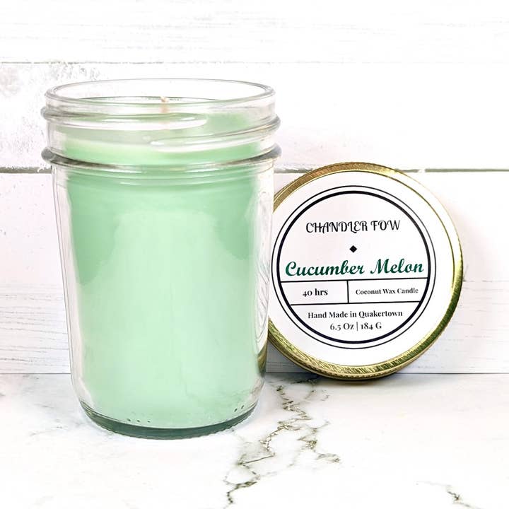 Chandler Fow - Wholesale Jar/Filled Candle - Cucumber Melon 6.5 Oz Jar Candle0