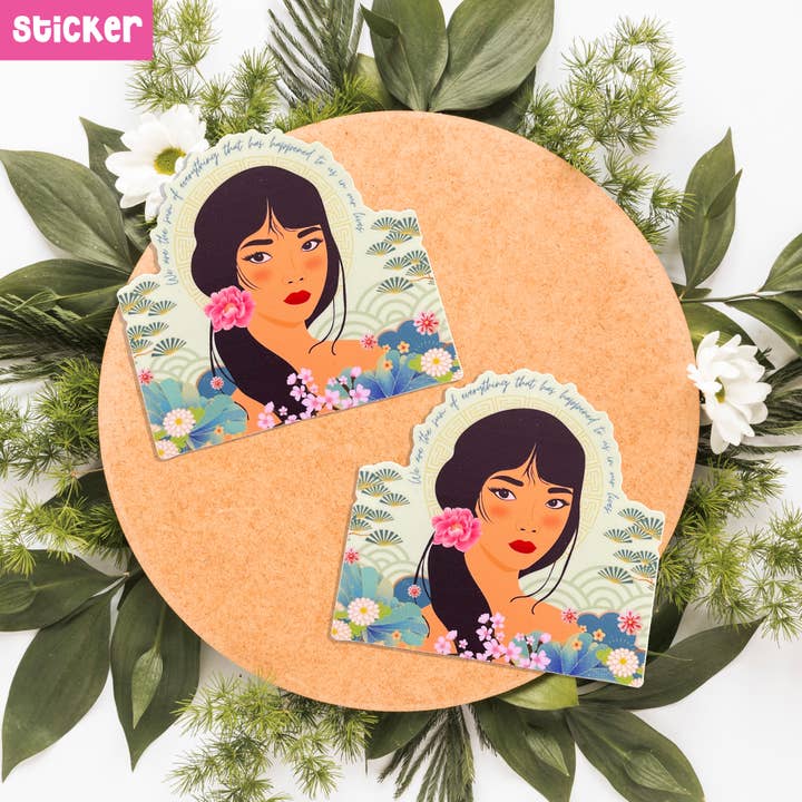 Neha Lee Designs - Wholesale Sticker - My Asian Ancestry AAPI Sticker, Lunar New Year Sticker2