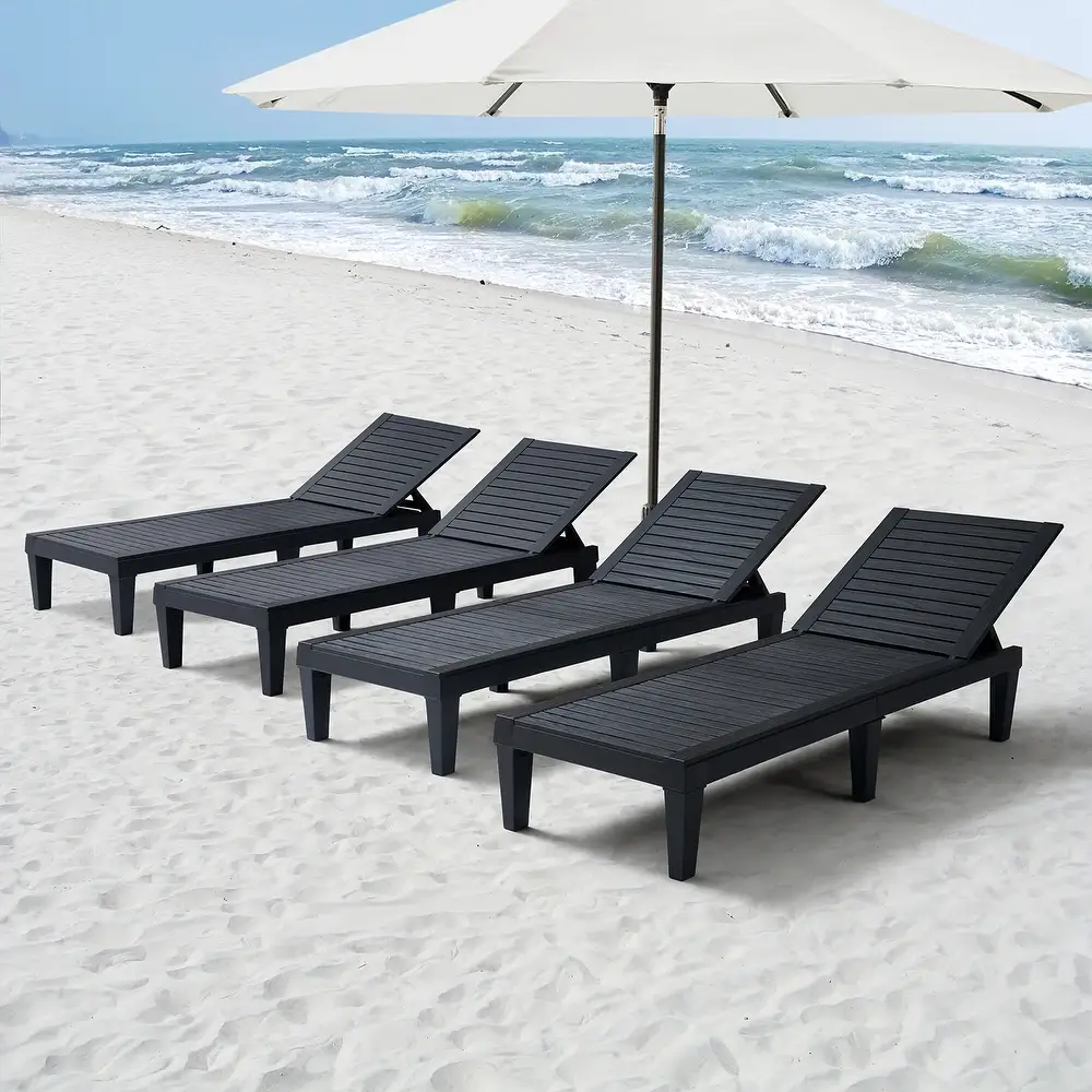 Clara Clark - Wholesale Chaise Lounge - Outdoor Chaise Lounge Chair (Set of 2 Chairs)2