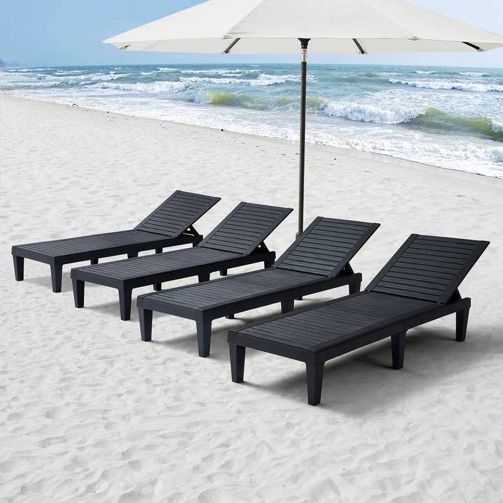 Clara Clark - Wholesale Chaise Lounge - Outdoor Chaise Lounge Chair (Set of 2 Chairs)2