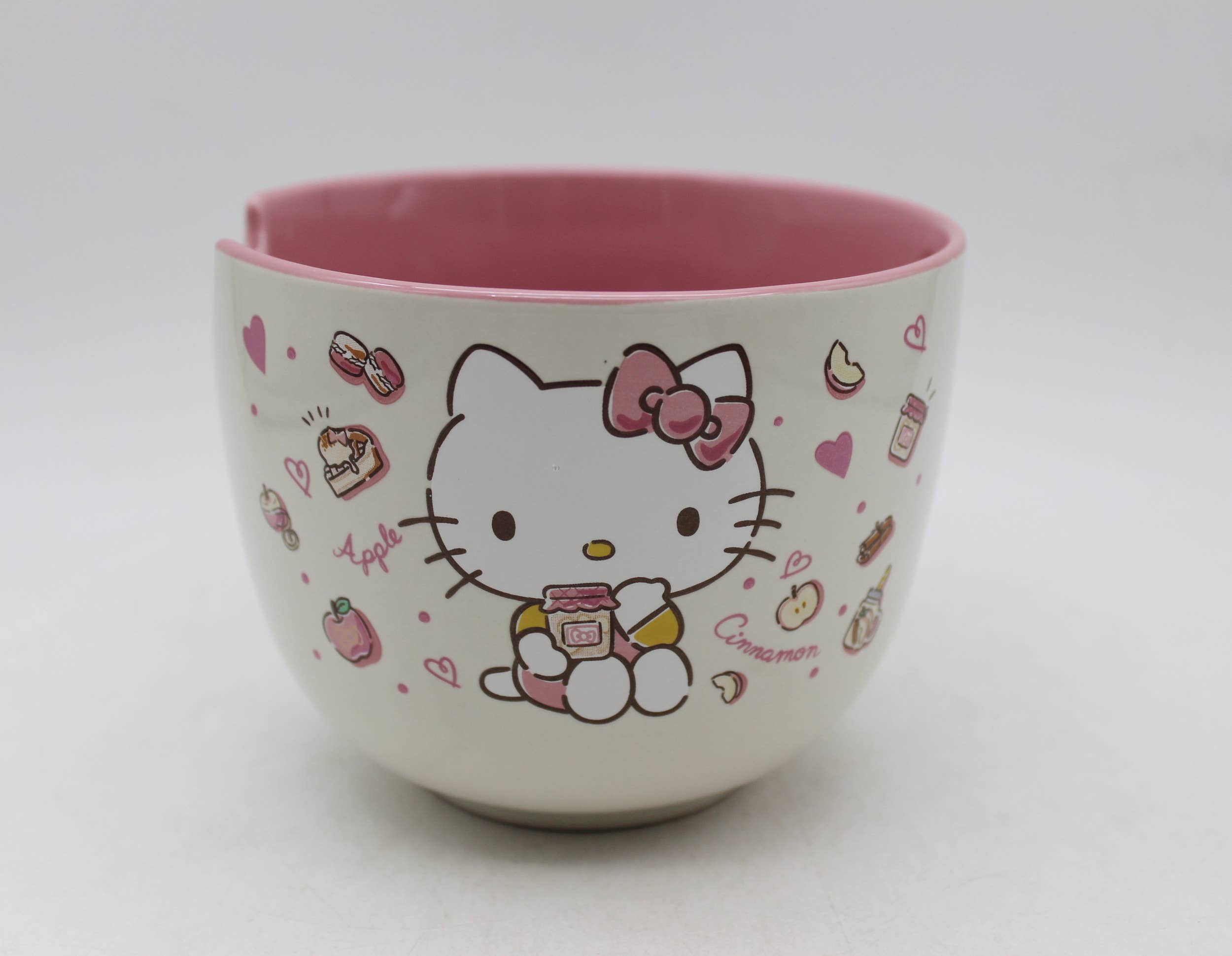 Silver Buffalo - Wholesale Bowl - Hello Kitty Apples & Cinnamon Boxed 20oz Ceramic Ramen Bowl2
