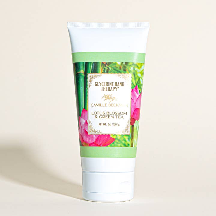 Lotus Blossom & Green Tea GLYCERINE HAND THERAPY™ 6oz for wholesale by Camille Beckman