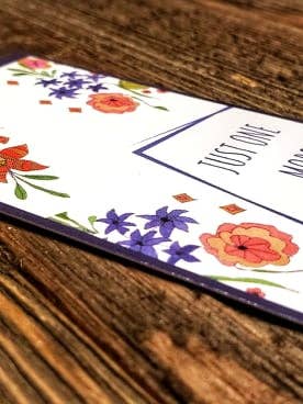 Marcapáginas floral, estilo cottagecore, regalo lector para venta al por mayor de Blue Pelican Art