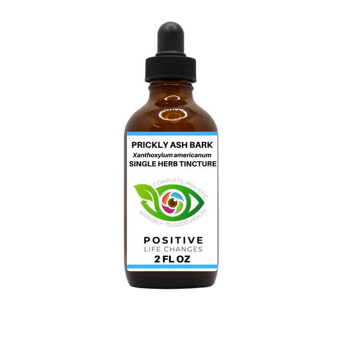 Prickly Ash Bark Single Herb Tincture for wholesale by Positive Life Changes, LLC