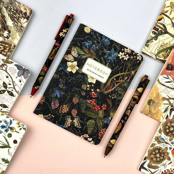 BV by Bruno Visconti - Wholesale Notebook - Small Notebook  Forest FlowersÂ