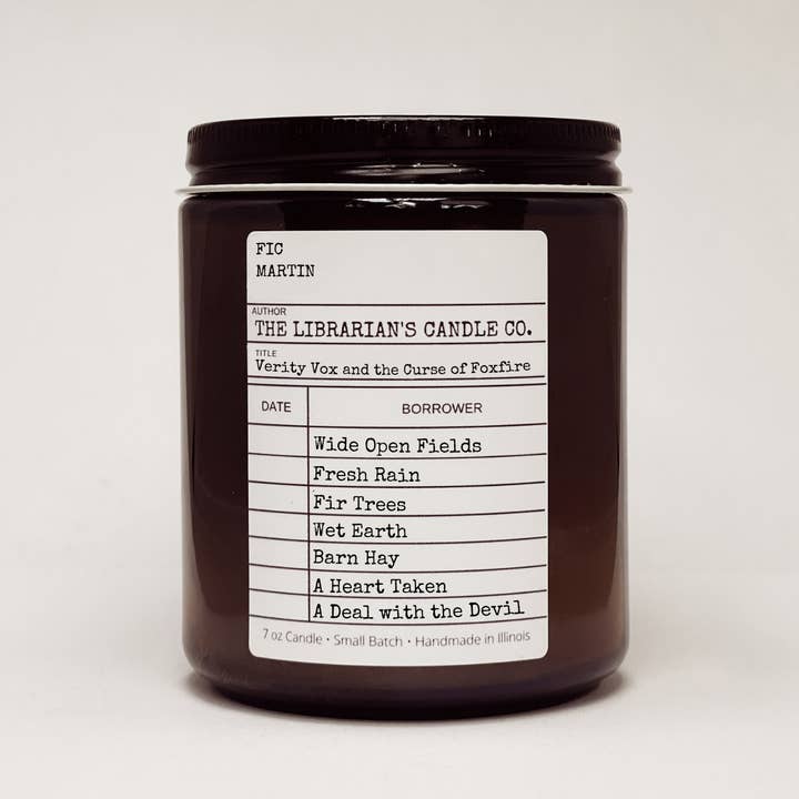 Verity Vox and the Curse of Foxfire by Don Martin for wholesale by The Librarian’s Candle Co