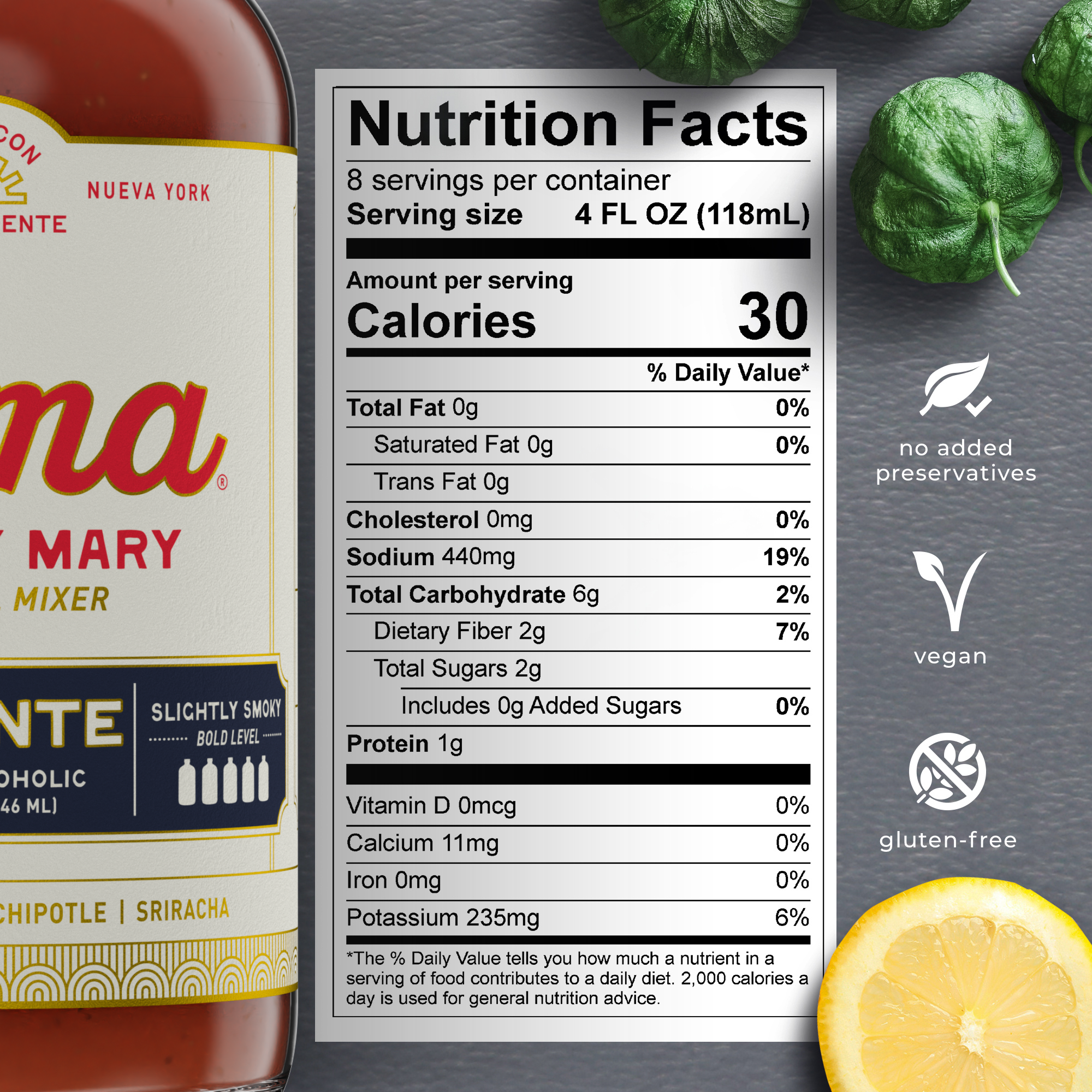 Toma Beverage Co - Wholesale Cocktail Mix/Syrup - Toma Bloody Mary Mixer - PICANTE 32oz4