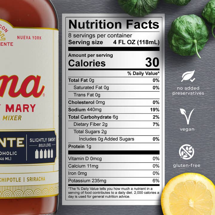 Toma Beverage Co - Wholesale Cocktail Mix/Syrup - Toma Bloody Mary Mixer - PICANTE 32oz4