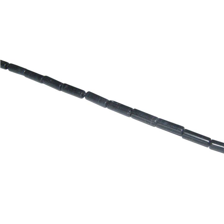 Black Obsidian Cylinder Beads for wholesale by Crystal Magick Wholesale Ltd