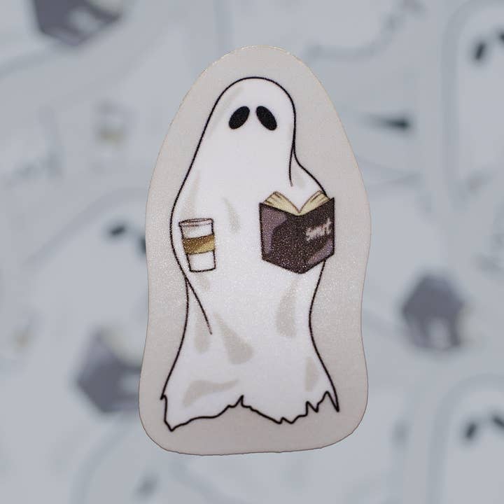 Smutty Ghost 2.6" Sticker for wholesale by Smut & Stick