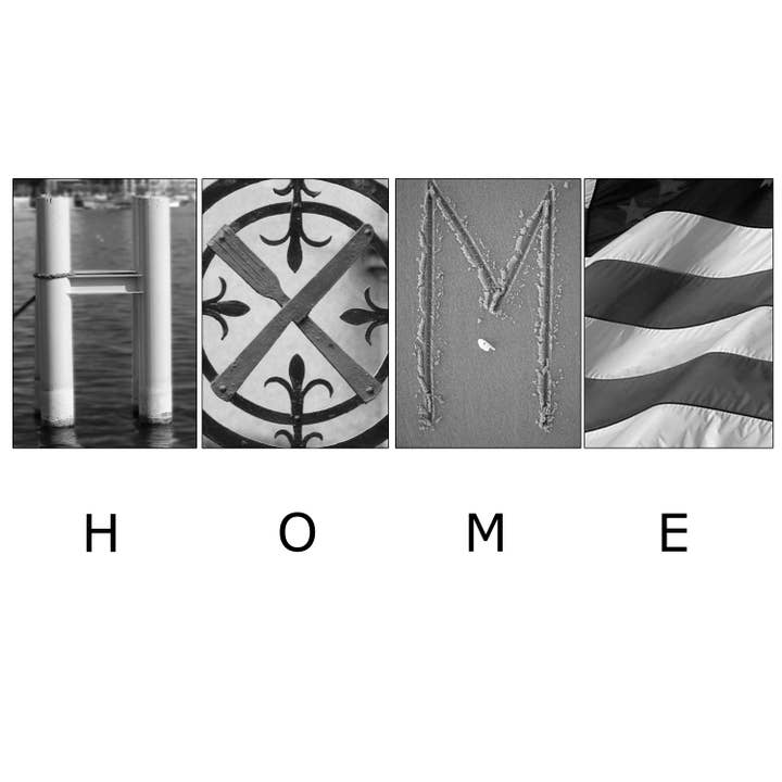 HOME_07 Gratulationskort med alfabetfotografi för wholesale av PhotoWord Art