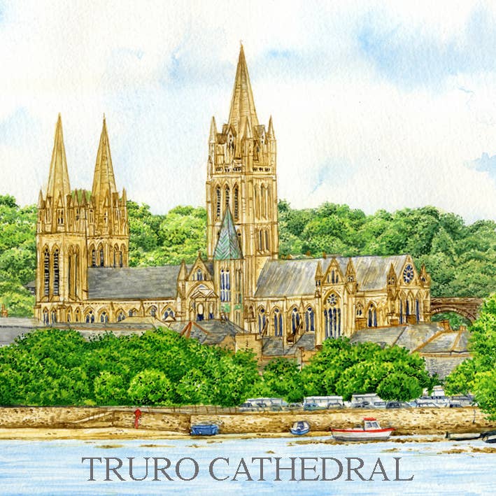 Robinson Collection – wholesale Magnet – Cornwall.Acrylic Fridge Magnet,Truro.