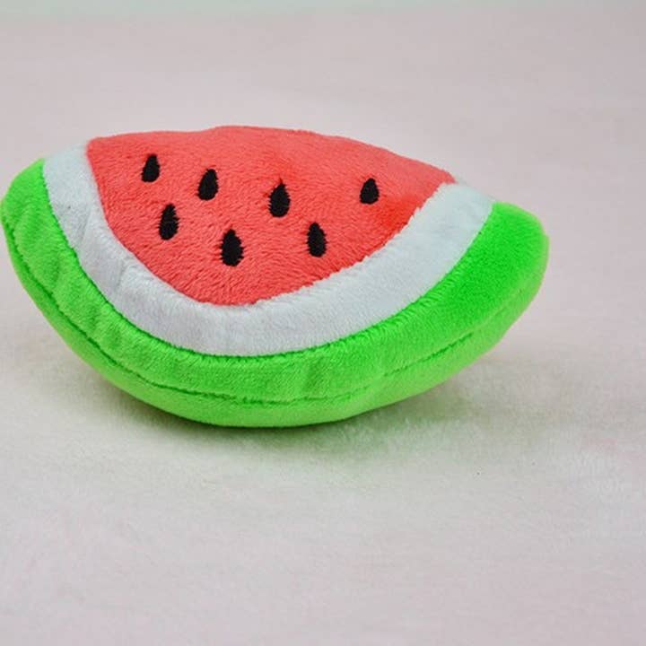 PAWPAWwholesale - Wholesale Pet Toy - Cat/Dog - Plush Watermelon Squeaky Toy for Dogs and Cats_CWMM109264