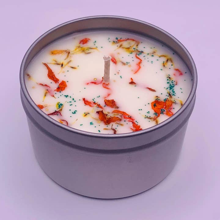 Bet's Bars - Wholesale Travel Candles - Botanical Sprinkled Soy Wax Candles3