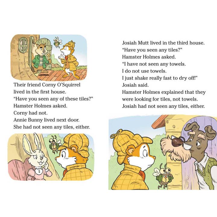 Simon & Schuster - Wholesale Early Reader Book (6-8) - Hamster Holmes, A Bit Stumped by Albin Sadar5