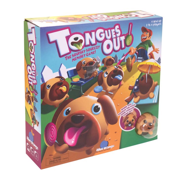 Tongues Out! : The squishy squeezy memory game! for wholesale by Blue Orange Games