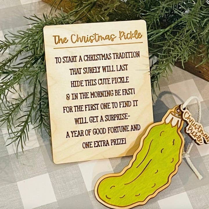 Cornichon de Noël pour la vente par EllieJo and Co.