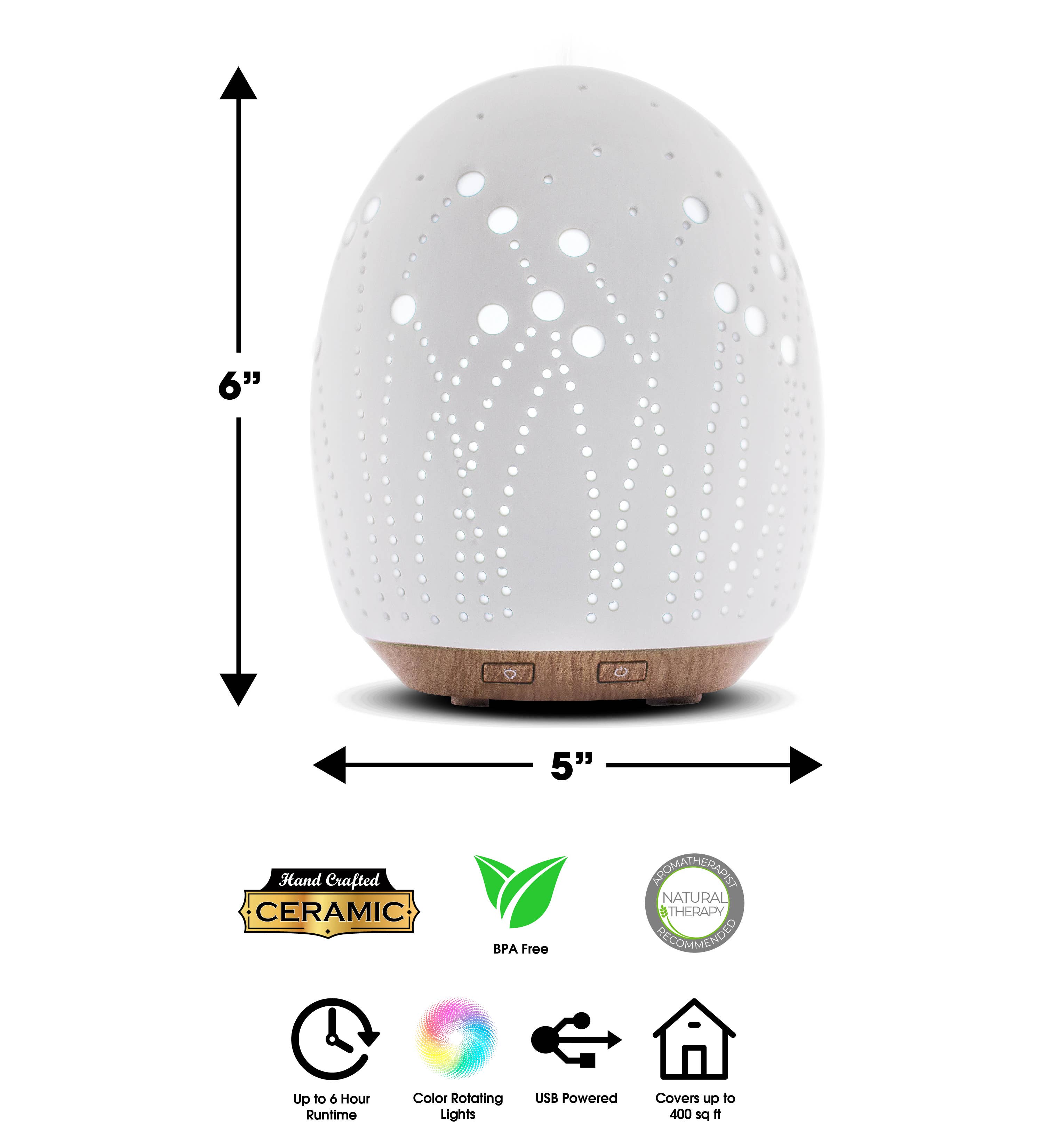 Greenair Inc. - Wholesale Electronic Diffuser - Meadow hand crafted ceramic aroma diffuser holiday gift2