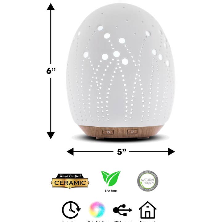 Greenair Inc. - Wholesale Electronic Diffuser - Meadow hand crafted ceramic aroma diffuser holiday gift2