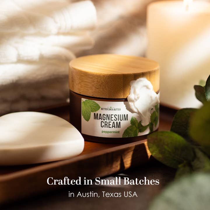 Better Shea Butter - Wholesale Body Cream/Lotion - Magnesium Cream (Peppermint) for Sleep and Relaxation7