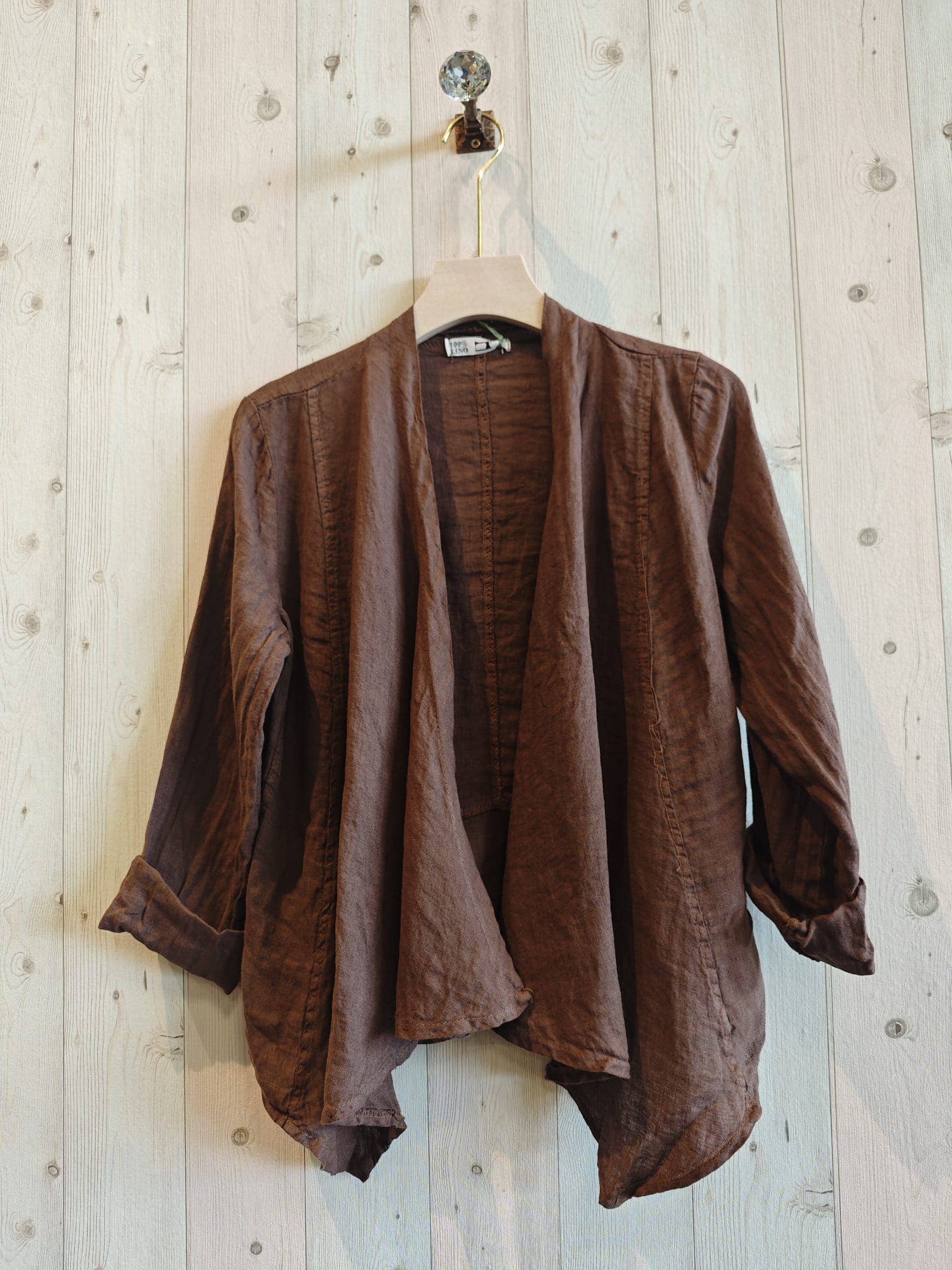 Linen & More - Wholesale Jacket - Women's - REF 192 SHORT CARDIGAN 100% LINEN11